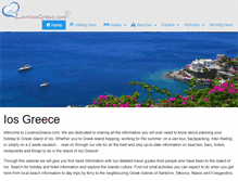 Tablet Screenshot of loveiosgreece.com